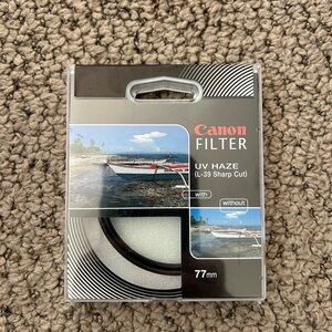 Canon Filter - UV Haze L-39 Sharp Cut, 77 mm